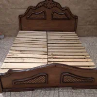 تختخواب دونفره باتشک وزیرتختی