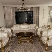 ست مبلمان ۹ نفره با میز نهارخوری ۸ نفره و جلومبلی