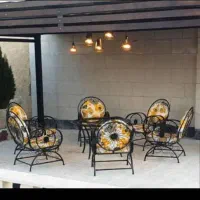 صندلی کالسکه وبیضی واتشدان گازی ذغالی|صندلی و نیمکت|محمدشهر, محمدشهر|دیوار