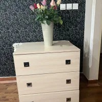 سه کشو ام دی اف در حد نو مناسب برای لباس و غیره|جاکفشی، کمد، دراور|رشت, دیلمان|دیوار