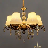 لوستر وِلیا / کلاسیک مدرن/ جلوهای گرم و چشمنواز|لوستر و چراغ آویز|شهریار, شهریار|دیوار