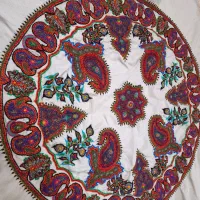 پته رومیزی گرد دوخت عالی کیفیت عالی