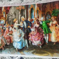 تابلو فرش نفیس چله ابریشم|تابلو فرش|اصفهان, باتون|دیوار