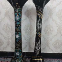 دو عدد گلدان بزرگ صنایع دستی زیبا و شیک