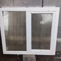 پنجره آلومینیومی در حد نو 100*115|مصالح و تجهیزات ساختمان|آستارا, |دیوار