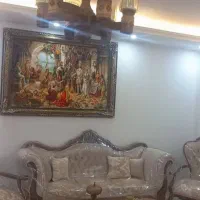 مبل ۷نفره نو همراه ناهار خوری ۸نفره کنسول بوفه