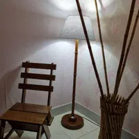 اباژور ایستاده چوبی(نیلا)|چراغ خواب و آباژور|اصفهان, مصلی|دیوار