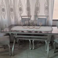 میز غذا خوری ۶ نفره به همراه مبل ۹ نفره