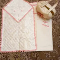 جانماز و سجاده جشن تکلیف و چادر آستین دار سایز ۱۴۰