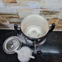 سماور گازی ۶ لیتری نونو با کارتن و قوری