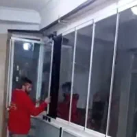 شیشه بالکنی متحرک .سکوریت.