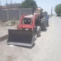 تراکتور بیل لودری با تریلی جهت کار.|خدمات حمل و نقل|جیرفت, |دیوار