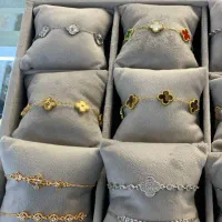 فروش دستبند زنانه شیک و مجلسی (استیل، نگین‌دار)|بدلیجات|اهواز, نادری|دیوار