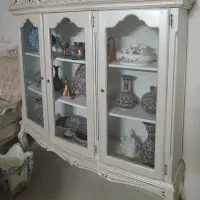 بوفه چوبی و میز تلوزیونی|بوفه، ویترین، کنسول|اصفهان, طامه|دیوار