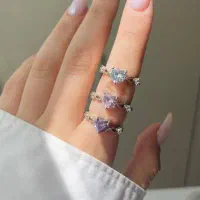 (فروشگاه ساعت و بدلیجات گلچین)انگشتر نگیندار شیک|بدلیجات|تبریز, |دیوار