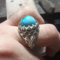 انگشتر فیروزه عجمی شجر|جواهرات|قم, شهر قائم|دیوار