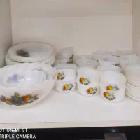 سرویس آرکوپال گل میوه اصل فرانسه ارکوپال