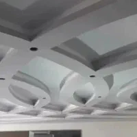 کناف کاری لاین نوری و نقاشی