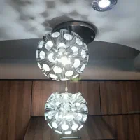 لوستر آلومینیومی ۳شاخه خوشگل|لوستر و چراغ آویز|فردیس, فرامرزیه|دیوار