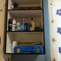 دو عدد تخت یک نفره ام دی اف|تخت و سرویس خواب|سیاهکل, |دیوار