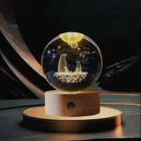 گوی کریستالی چراغ خواب|چراغ خواب و آباژور|گلبهار, شهر جدید گلبهار|دیوار