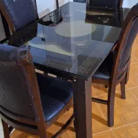 میز ناهارخوری ۴ نفره چوبی|میز و صندلی غذاخوری|شهریار, شهرک وائین|دیوار