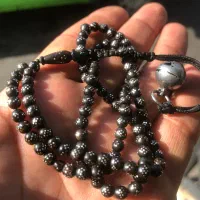 تسبیح یسر حجاز نقره کوب فوق کهنه بکر کلکسیونی
