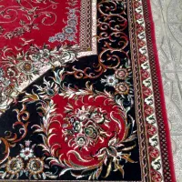 فرش ۱۲ متری دو عدد قرمز و سرمه ای سالم
