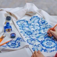 آموزش نقاشی روی پارچه توسط کارشناس صداسیما|خدمات آموزشی|قم, باجک دو|دیوار