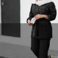 مانتو شلوار مشکی|لباس|اهواز, سپیدار|دیوار