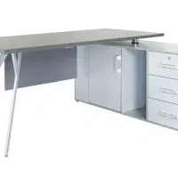 میز مدیریت به همراه میز کنفرانس و صندلی|مبلمان اداری|ری, جوانمرد قصاب|دیوار