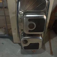 سینک دوقلو بسیار تمیز|مصالح و تجهیزات ساختمان|شیراز, تحویلی|دیوار