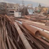 تیرآهن قوطی لوله گاز درمحل ضایعات آهن