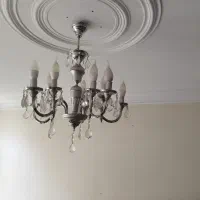 یک جفت لوستر استیل ست با سه عدد لوستر دیواری|لوستر و چراغ آویز|تهران, شمس‌آباد|دیوار