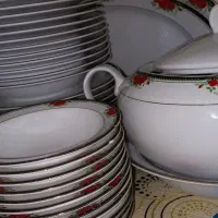 سرویس ۱۲ نفره چینی|ظروف سرو و پذیرایی|اصفهان, بهارستان|دیوار