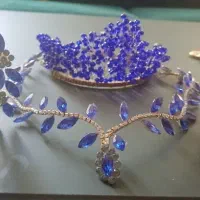 سرویس تاج گردنبند گوشواره