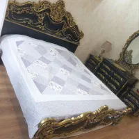 تخت با تشک ومیز اینه چوب راش|تخت و سرویس خواب|لنگرود, |دیوار