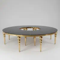 میز صندلی تالار بدون واسطه