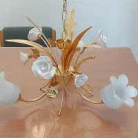 لوستر سه شعله|لوستر و چراغ آویز|اصفهان, بهارستان|دیوار