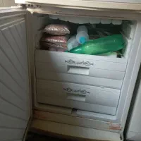 یخچال نیمه فریزر و ماشین لباسشویی اتوماتیک ابسال
