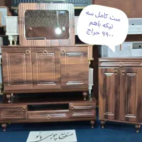 ست کنسول با آینه و میزتلویزیون و جاکفشی مدل 9900|بوفه، ویترین، کنسول|قم, قلعه کامکار|دیوار