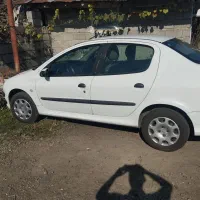 ماشین 206 sd. v1 سفید مدل 88