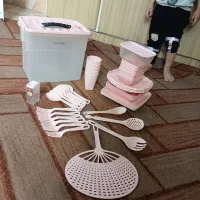 سری پلاستیکی 6 نفره مسافرتی