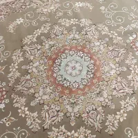 دو عدد فرش گل برجسته