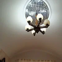 لوستر چوبی|لوستر و چراغ آویز|گلپایگان, |دیوار