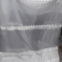 پرده تور طرح دار