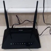 مودم دلینک دوآنتنه در حد نو