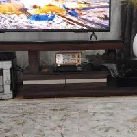میز تلوزیون دو تکه کاملا سالم ودر حد نو ساخت شرکتی