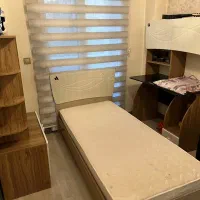 سرویس خوابه نوجوان برند ساحل چوب طرح آدیداس|تخت و سرویس خواب|تهران, مهران (سیدخندان)|دیوار