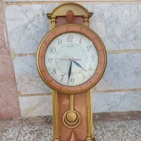 ساعت و لوستر طرح برنجی هردوباهم|ساعت دیواری و تزئینی|منجیل, |دیوار